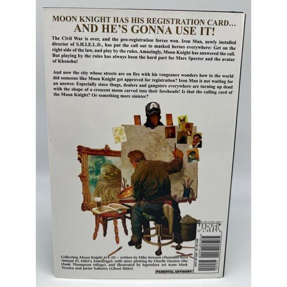 Moon Knight - Volume 3: God & Country Hardcover Book - Picture 2 of 3